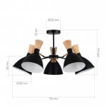 Светильник  с лампой накаливания St luce SLE1256-402-05 VISTA