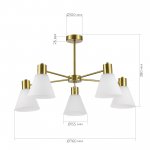 Светильник  с лампой накаливания St luce SLE1561-302-05 ARKI