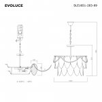 Светильник  с лампой накаливания St luce SLE1651-203-09 ROOMI