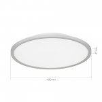 SLE1811-502-01 Светильник потолочный Белый/белая LED 1*42W 4000K TASSEN