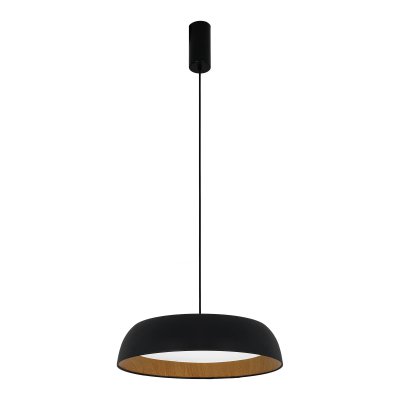 SLE1812-403-01 Светильник подвесной Черный, Древесный/белая LED 1*30W 4000K MUSE