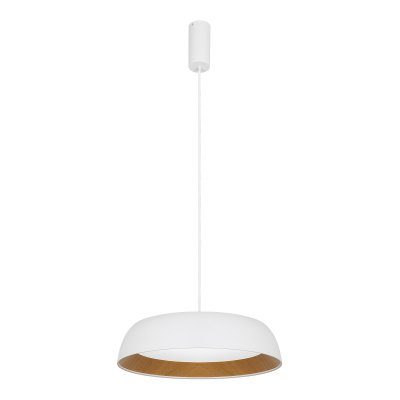SLE1812-503-01 Светильник подвесной Белый, Древесный/белая LED 1*30W 4000K MUSE