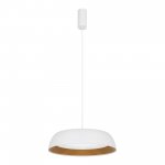 SLE1812-503-01 Светильник подвесной Белый, Древесный/белая LED 1*30W 4000K MUSE