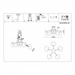 Люстра потолочная St luce SLE220502-05 BOLZANO