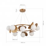 Люстра подвесная St luce SLE220503-08 BOLZANO