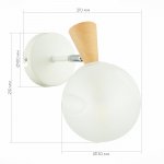 Светильник настенный бра St luce SLE220701-01 CATANIA