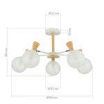 Люстра потолочная St luce SLE220702-05 CATANIA