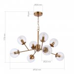 Люстра подвесная St luce SLE220803-08 ANDRIA