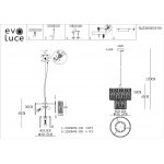 Люстра подвесная St luce SLE283203-05 RIDA