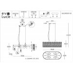 Люстра подвесная St luce SLE283203-10 RIDA
