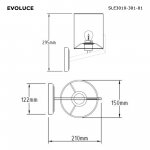 Светильник  с лампой накаливания St luce SLE3010-301-01 LINTON