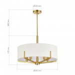Светильник  с лампой накаливания St luce SLE3010-303-05 LINTON
