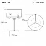 Светильник  с лампой накаливания St luce SLE3010-304-02 LINTON