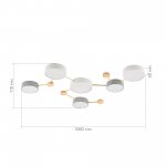 Светильник потолочный St luce SLE600102-06 DOSSENA