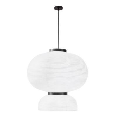 SLE6021-513-02 Светильник подвесной черный/белый D450*H480mm E27 2*60W LYKKE SLE6021-513-02 Светильник подвесной черный/белый D450*H480mm E27 2*60W LYKKE