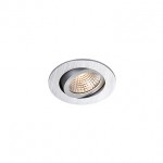 SLV 1000305 PIREQ 68 ROUND светильник встраиваемый IP23 6.6Вт с LED 3000K, 580лм, 38°, с БП, матированный алюминий