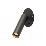 1000673 SLV KARPO LED светильник встраиваемый 500мА с LED 5Вт, 3000К, 40°, 360лм, с выключателем, черный