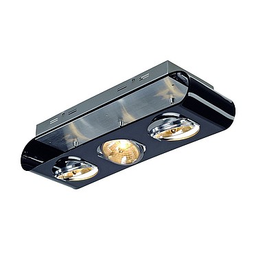 SLV 147593 RETROSIX QRB 3 ¤ светильник накладной с ЭПН для 3-x ламп QRB111 по 50Вт макс., черный SLV 147593 RETROSIX QRB 3 ¤ светильник накладной с ЭПН для 3-x ламп QRB111 по 50Вт макс., черный