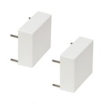 SLV 155084 Q-LINE, наконечник большой, 2 шт., серебристый