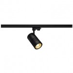 SLV 176000 STRUCTEC LED 24W, rund, schwarz, 3000K, 36°, inkl. 3P.-Adapter