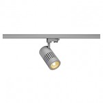 SLV 176004 STRUCTEC LED 24W, rund, silber, 3000K, 36°, inkl. 3P.-Adapter