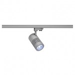 SLV 176034 STRUCTEC LED 24W, rund, silber, 4000K, 60°, inkl. 3P.-Adapter