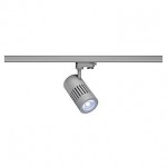 SLV 176074 STRUCTEC LED 30W, rund, silber, 4000K, 60°, inkl. 3P.-Adapter