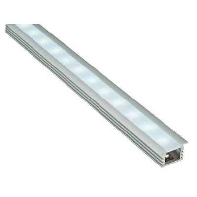 SLV 213332 LED EINBAUPROFIL, alu eloxiert 1m, inkl. satinierter Abdeckung