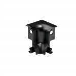 SLV 214040 GLENOS Eckverbinder INNEN f?r Fu?leisten-Profil , 90°, mattschwarz