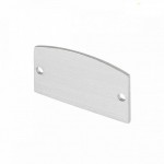 SLV 214384 GLENOS Endkappe f?r Profi- Einbau-Profil 2713, silber, 2 St?ck