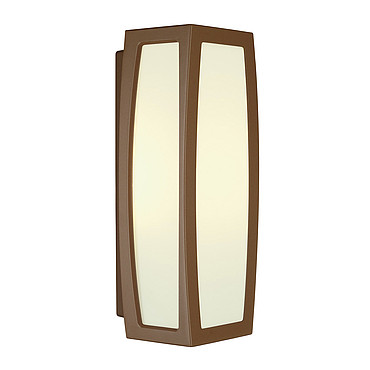 SLV 230047 MERIDIAN BOX Aussenleuchte, rostfarben, E27, max. 25W