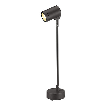 SLV 233265 GUNNSY WALL DISPLAY STRAIGHT, sandy anthracite, 8W LED, 3000K