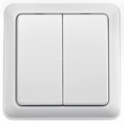 SLV 470819 Funk Wandschalter, zweifach SLV 470819 Funk Wandschalter, zweifach