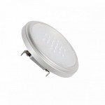 SLV 560642 QR111 Retrofit LED Leucht- mittel, G53, 2700K, 25°, silbergrau