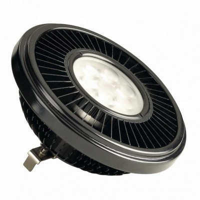 SLV 570602 LED QRB111 Leuchtmittel, schwarz, 19,5W, 30°, 2700K, dimmbar