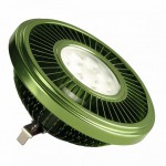 SLV 570612 LED QRB111 Leuchtmittel, gr?n, 19,5W, 30°, 2700K, dimmbar
