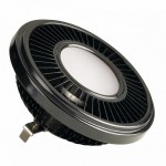 SLV 570632 LED QRB111 Leuchtmittel, schwarz, 19,5W, 140°, 2700K, dimmbar