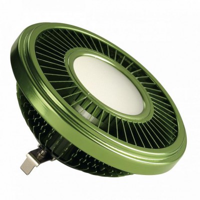 SLV 570642 LED QRB111 Leuchtmittel, gr?n, 19,5W, 140°, 2700K, dimmbar