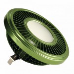 SLV 570642 LED QRB111 Leuchtmittel, gr?n, 19,5W, 140°, 2700K, dimmbar