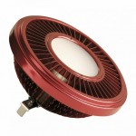 SLV 570652 LED QRB111 Leuchtmittel, rot, 19,5W, 140°, 2700K, dimmbar