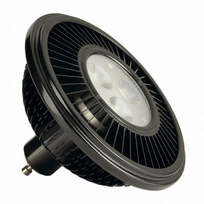 SLV 570662 LED ES111 Leuchtmittel, schwarz, 15W, 30°, 2700K SLV 570662 LED ES111 Leuchtmittel, schwarz, 15W, 30°, 2700K