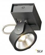 1000127 SLV KALU 1 LED светильник накладной с COB LED 17Вт, 3000К, 1000лм, 60°, черный