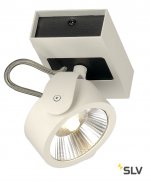 1000128 SLV KALU 1 LED светильник накладной с COB LED 17Вт, 3000К, 1000лм, 60°, белый/ черный