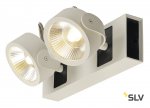 1000130 SLV KALU 2 LED светильник накладной с COB LED 34Вт, 3000К, 2000лм, 60°, белый/ черный