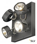 1000135 SLV KALU 4 SQUARE LED светильник накладной с COB LED 60Вт, 3000К, 4000лм, 60°, черный