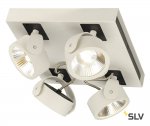 1000136 SLV KALU 4 SQUARE LED светильник накладной с COB LED 60Вт, 3000К, 4000лм, 60°, белый/ черный