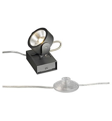 1000139 SLV KALU 1 LED FLOOR светильник напольный с COB LED 17Вт, 3000К, 1000лм, 60°, черный