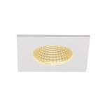 SLV 1000260 PIREQ IP SQUARE светильник встраиваемый IP65 11Вт с LED 3000K, 910лм, 38°, с БП, белый