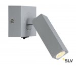 1000326 SLV STIX светильник накладной с выключателем и LED 4.5Вт, 3000К, 185лм, серебристый