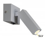1000326 SLV STIX светильник накладной с выключателем и LED 4.5Вт, 3000К, 185лм, серебристый